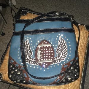 Football themed purse